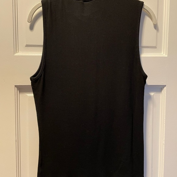 NWOT Sanctuary Essential Sleeveless Mock Neck Top Black - Picture 4 of 4